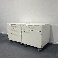 Set of 2 Storage Cabinets image 1